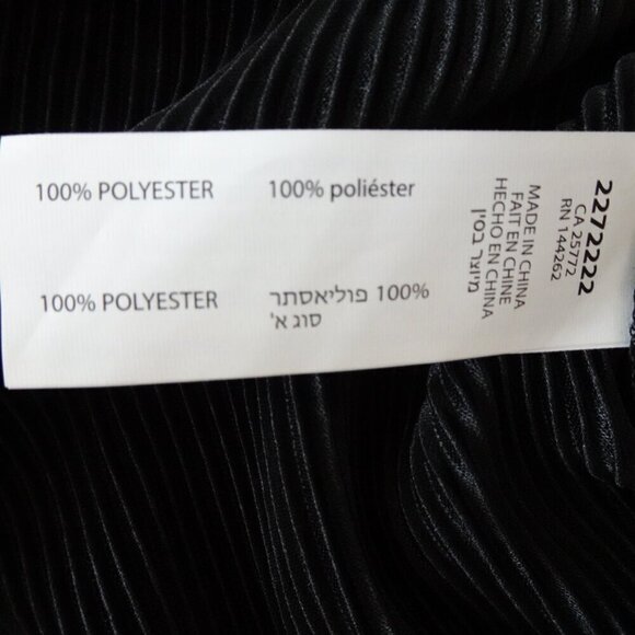 Dex Wide Leg Pants Women's Plus Size 3X Black Ribbed Textured Stretch Comfort - Picture 8 of 9